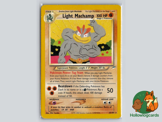 Image of Light Machamp Neo Destiny (N4) #25