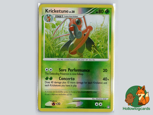 Image of Kricketune Mysterious Treasures (MT) #27