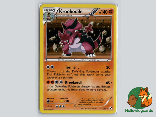 Image of Krookodile Black and White (BLW) #65
