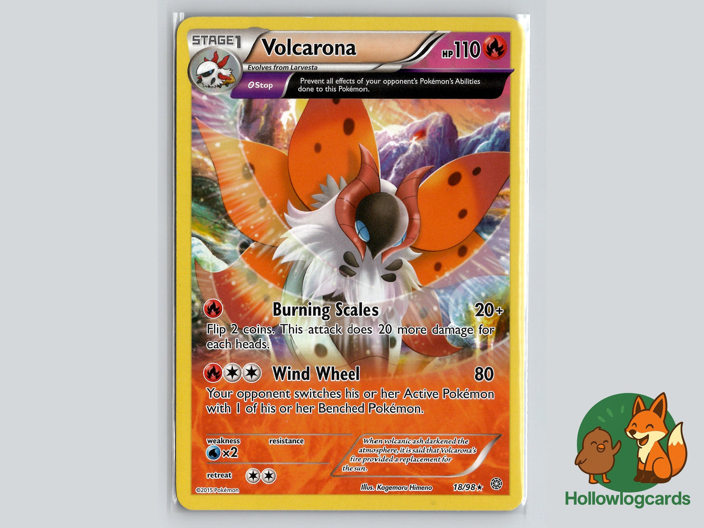 Image of Volcarona Ancient Origins (AOR) #18