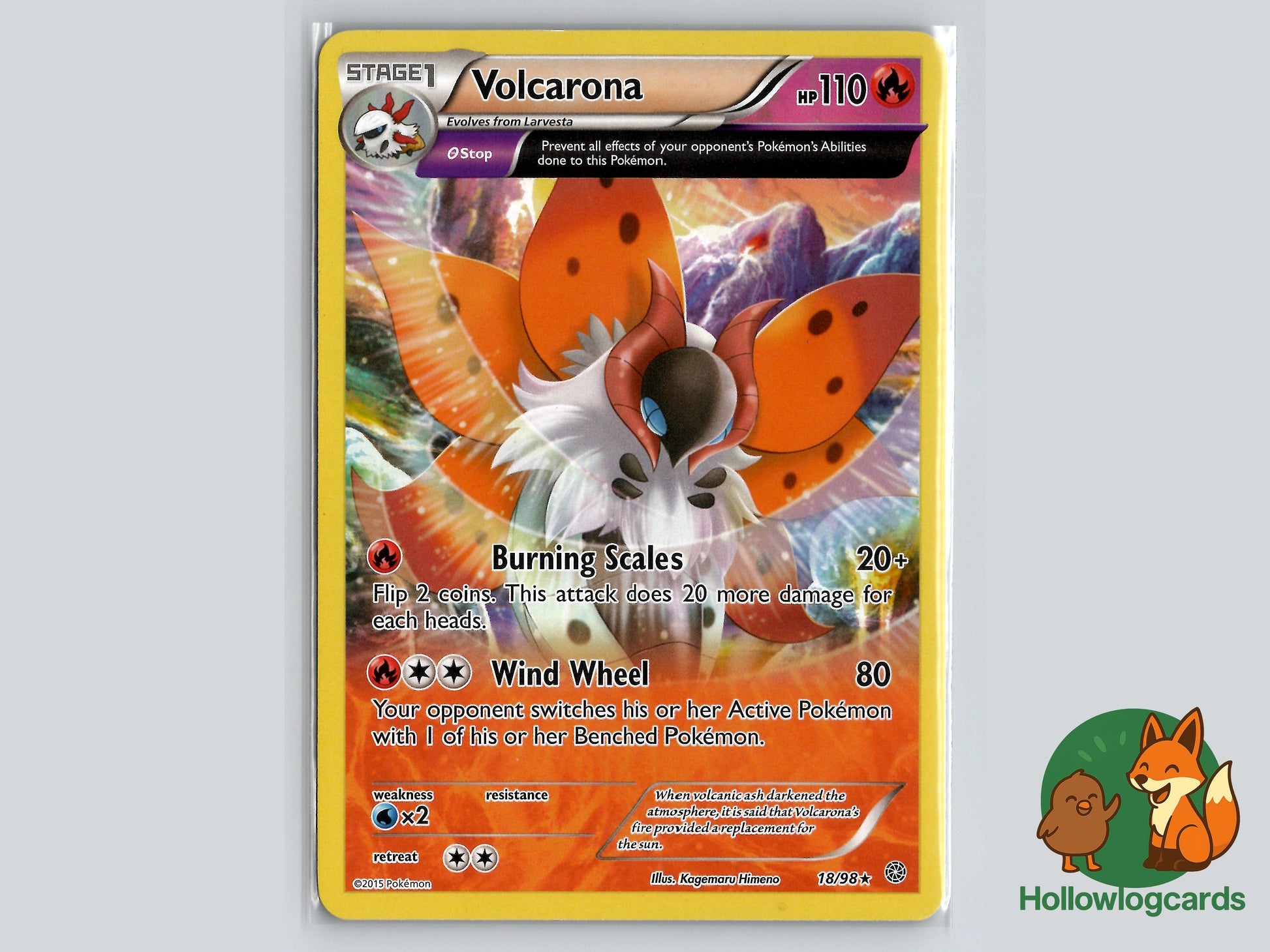 Image of Volcarona Ancient Origins (AOR) #18