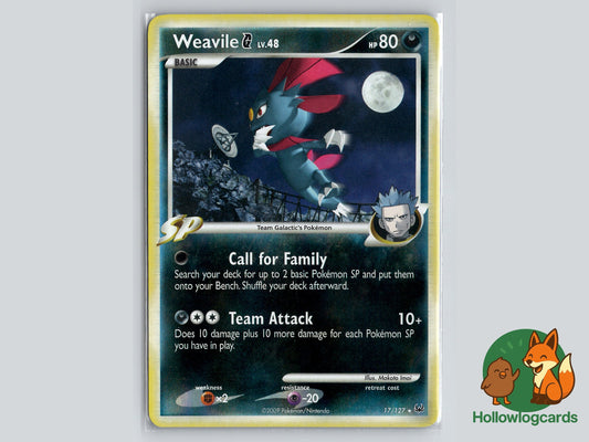 Image of Weavile G Platinum (PL) #17