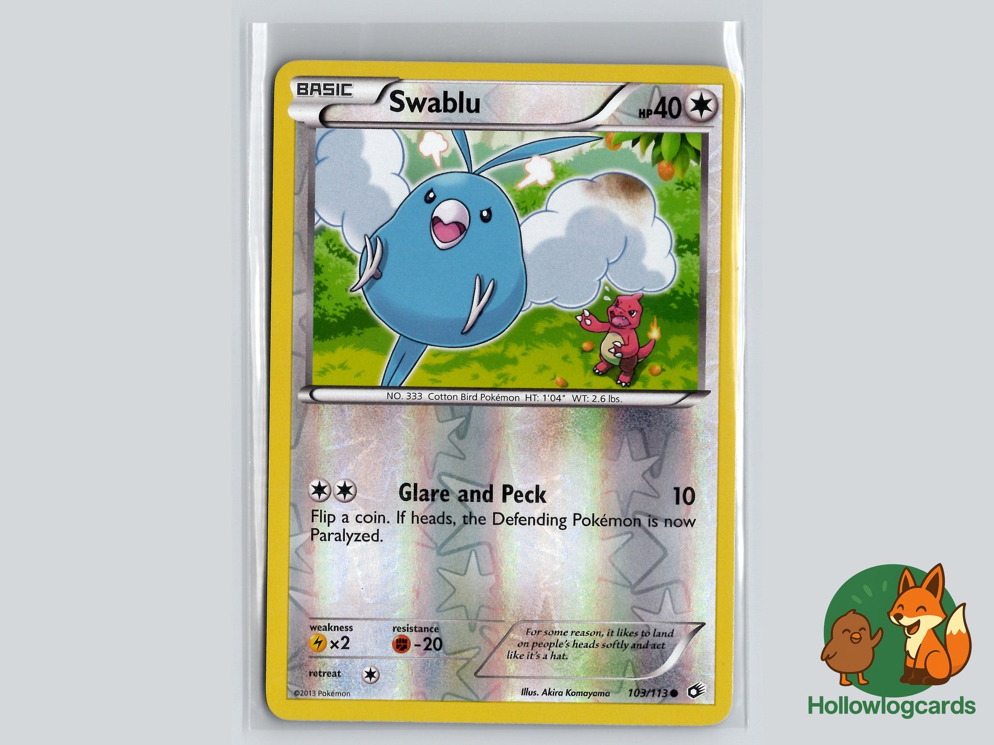 Image of Swablu Legendary Treasures (LTR) #103
