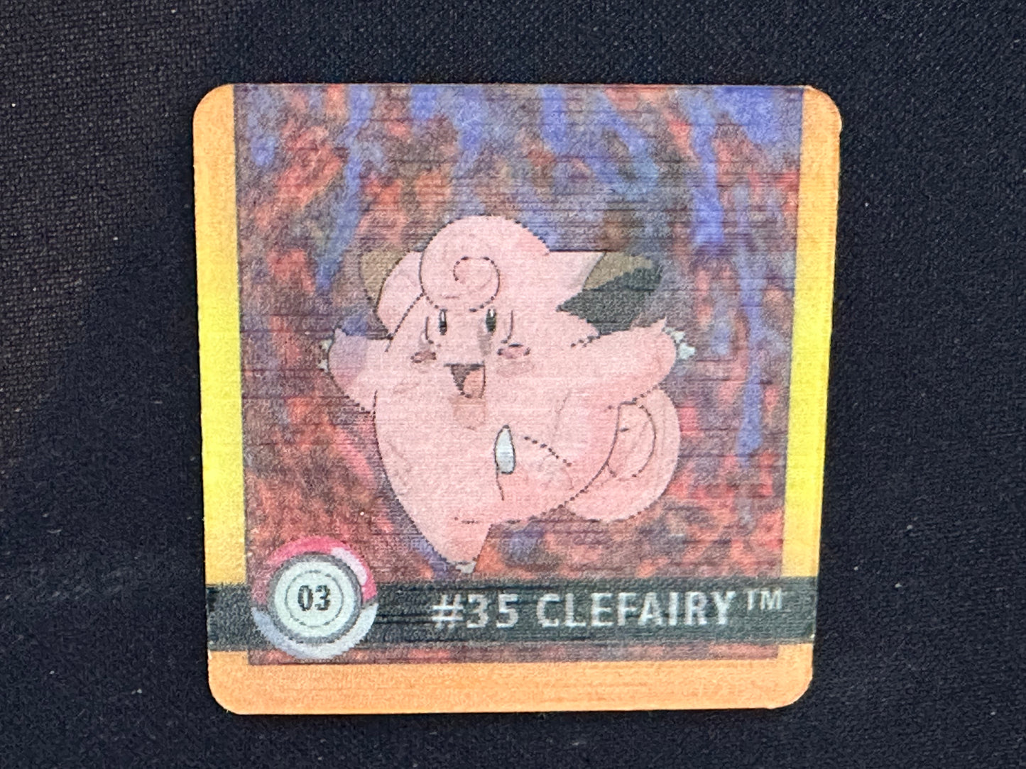 Clefairy – 1999 Action Flipz 03 ERROR – Vintage lenticular