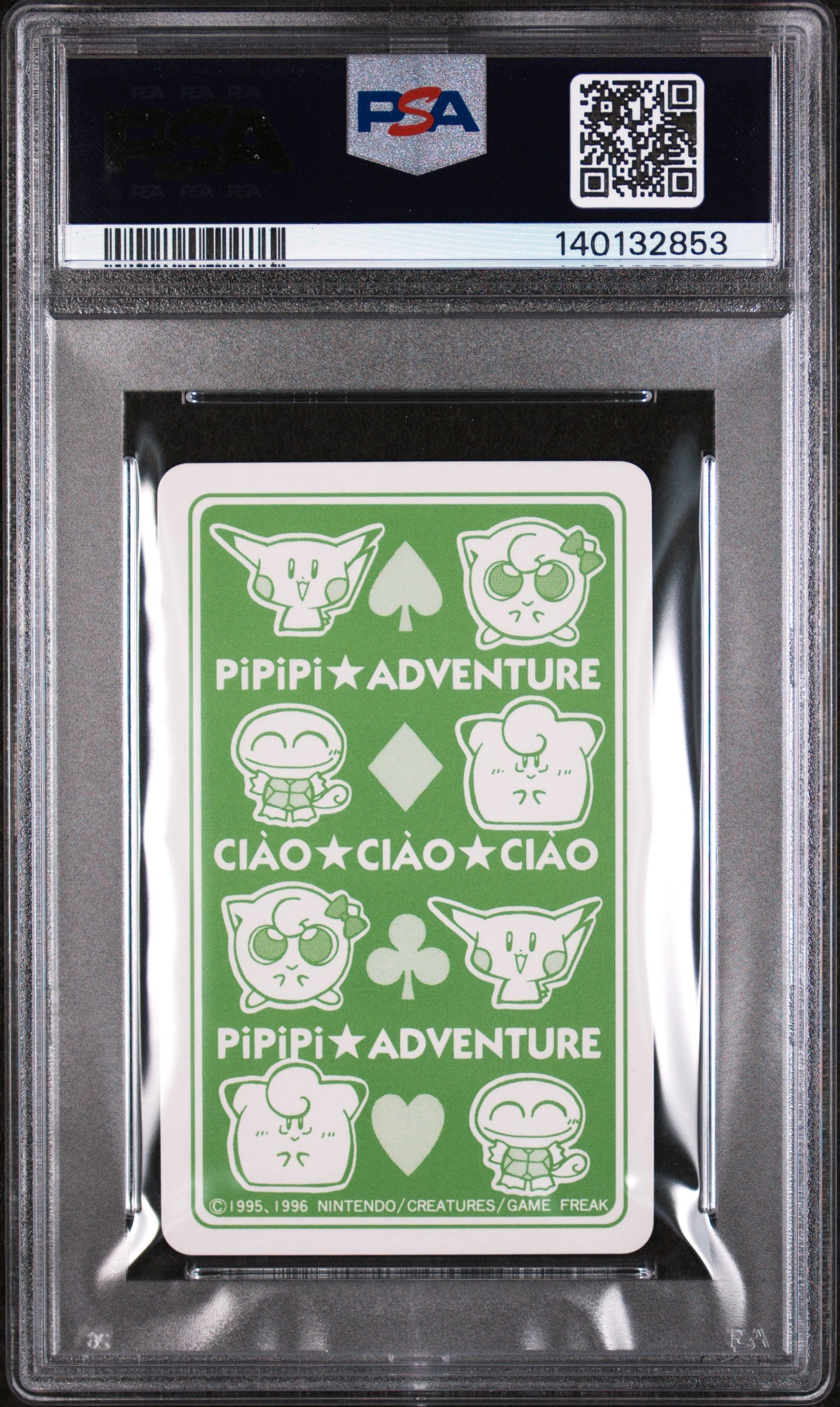 Graded 5 Of Spades () Pipipi Adventure Playing Cards - PSA 6