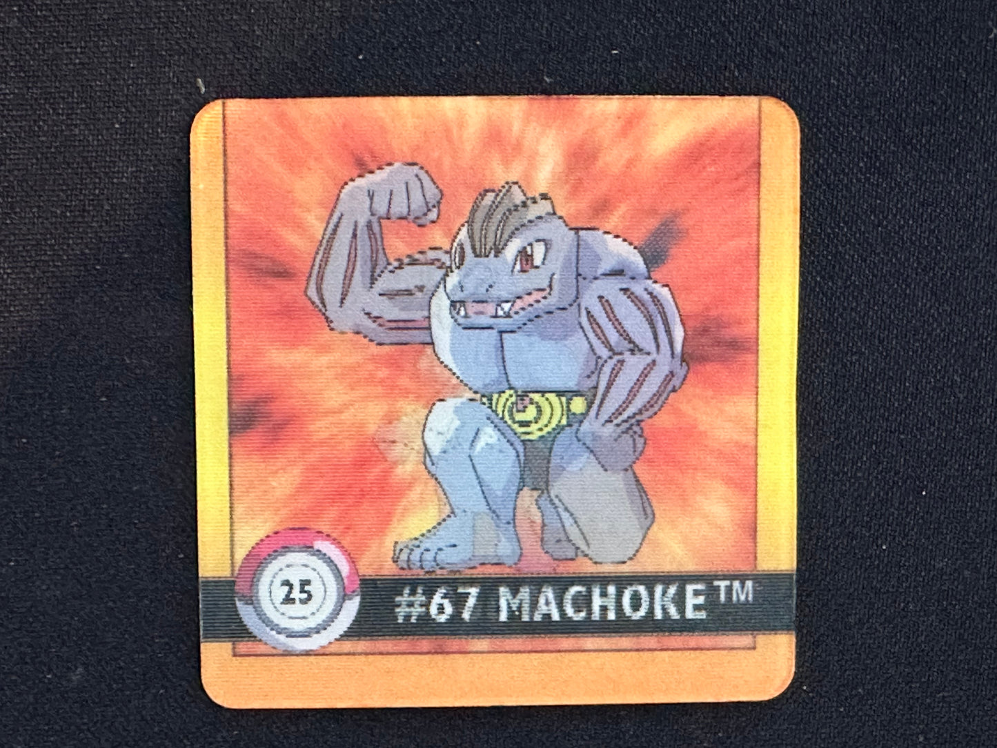 Machop / Machoke – 1999 Action Flipz 25 – Vintage Lenticular