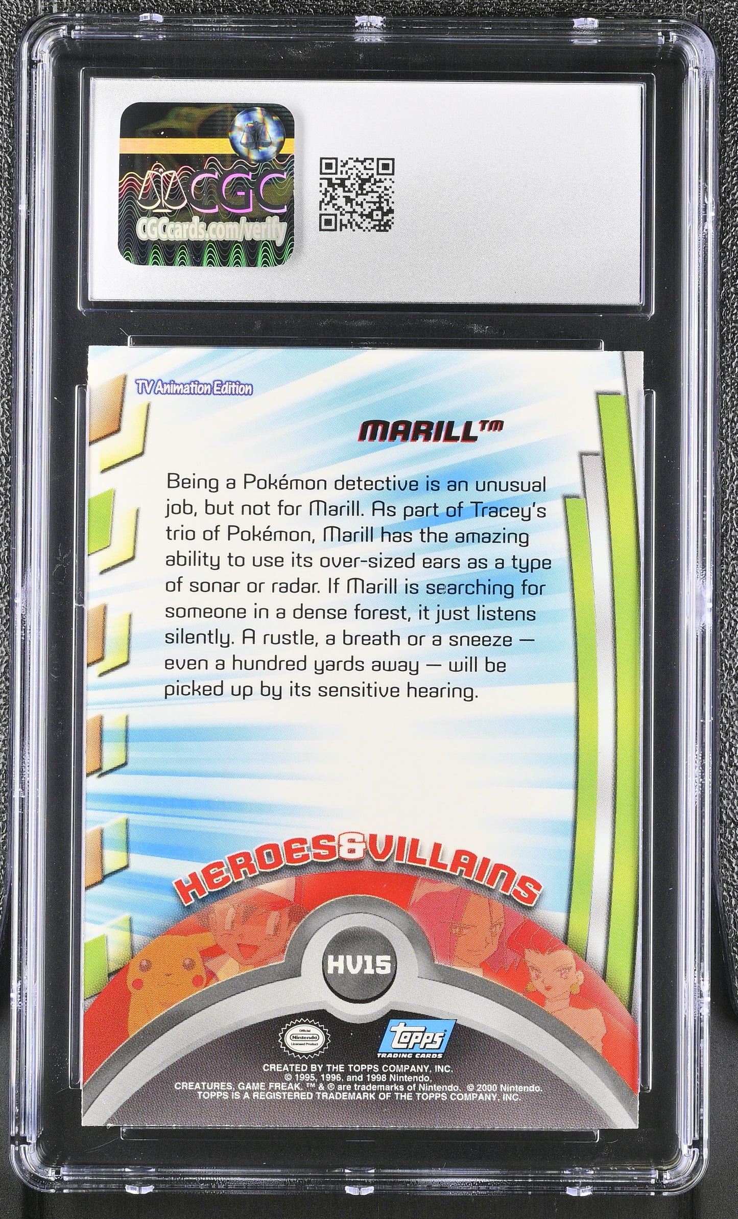 Graded Marill (HV15) Series 3 - CGC 8.5