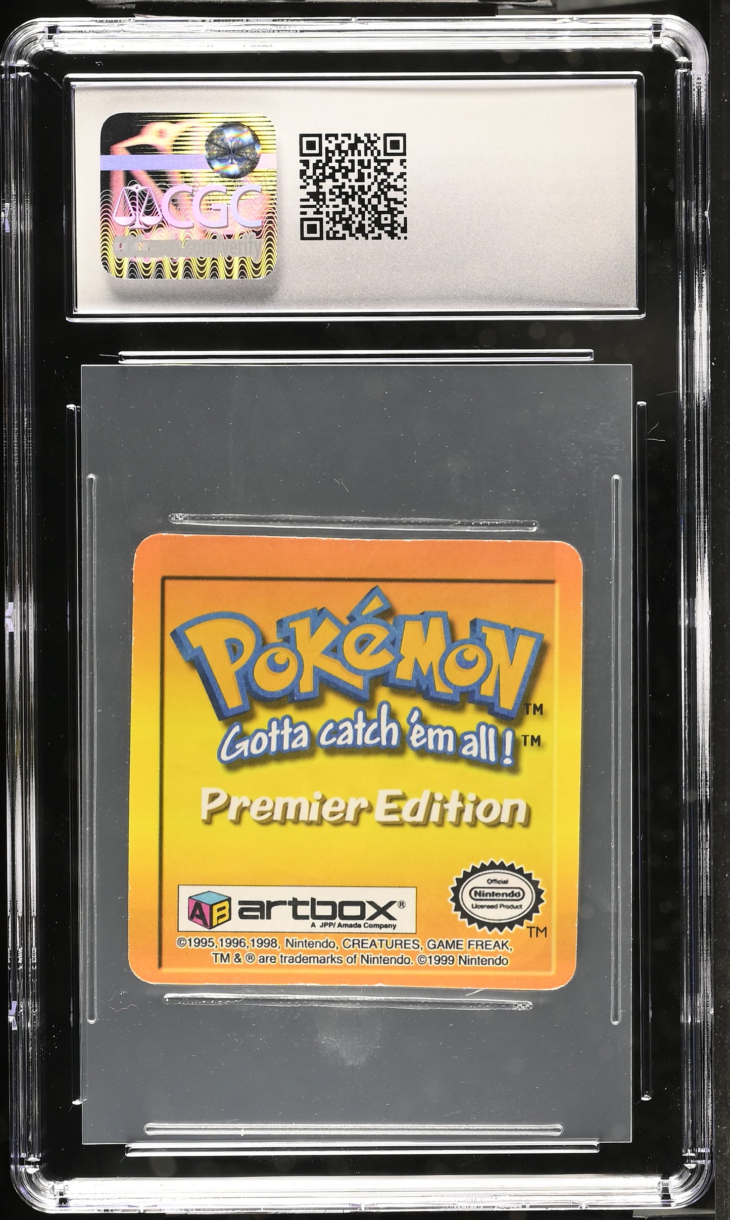 Graded Geodude/Graveler (15) Action Flipz Premier Ed. - CGC 8.5