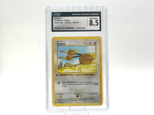GRADED - 1st Edition - Doduo - Base Set 48/102 - WOTC - CGC 8.5 - Arita
