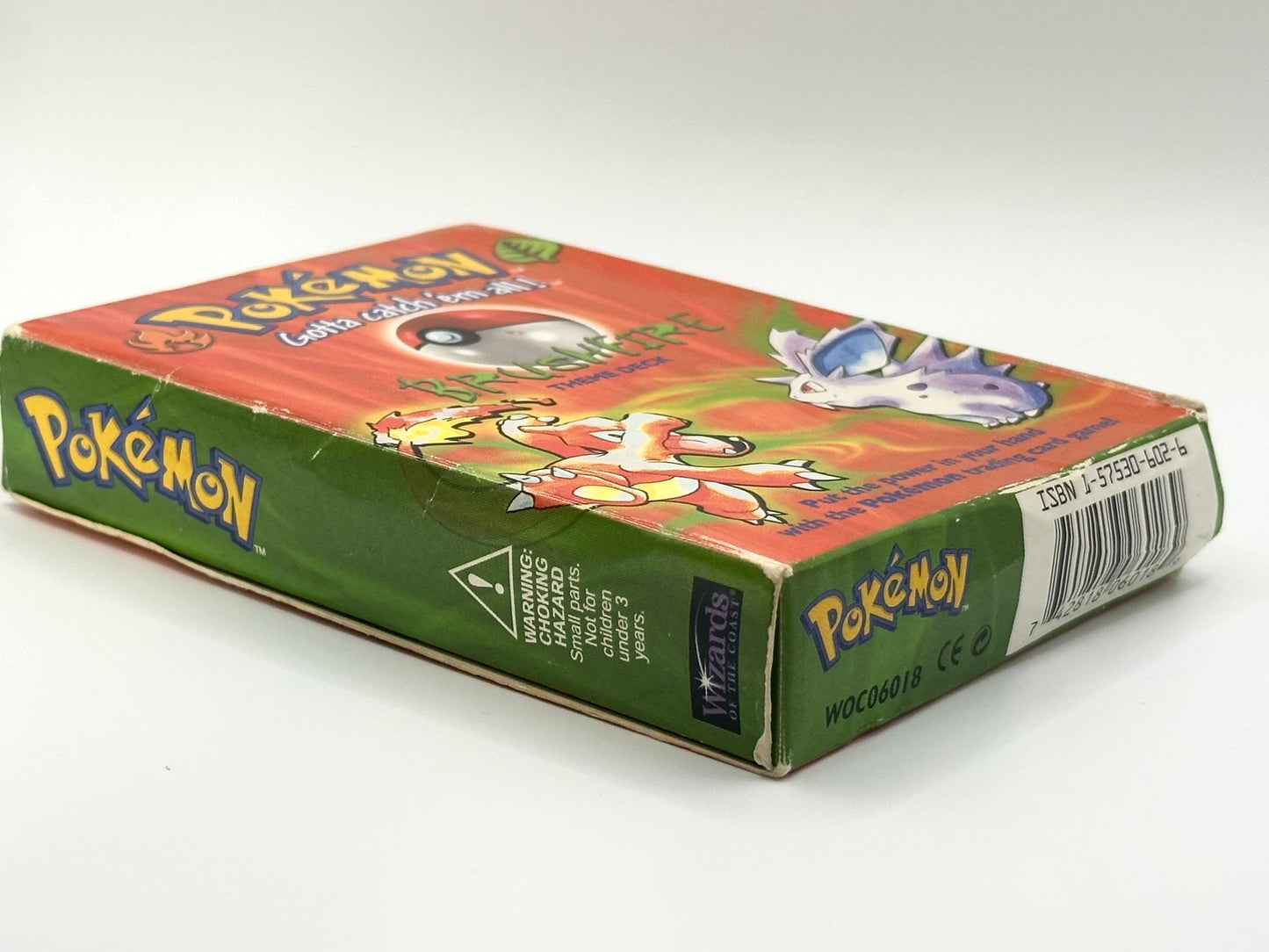 Brushfire - Base Set Theme Deck Box - Charmeleon Nidoran WOTC - Box only