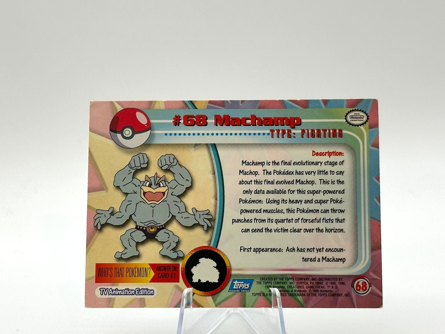 Machamp - #68 - Topps - 1999 - Vintage