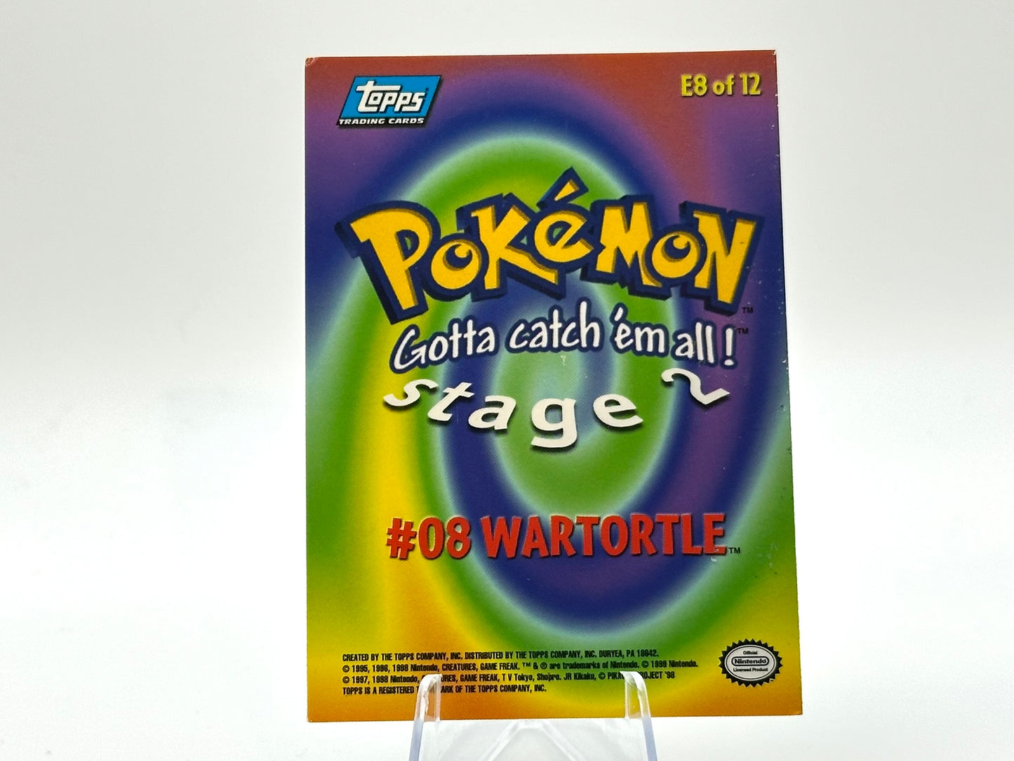 Wartortle - Movie - Topps - 1999 - Vintage