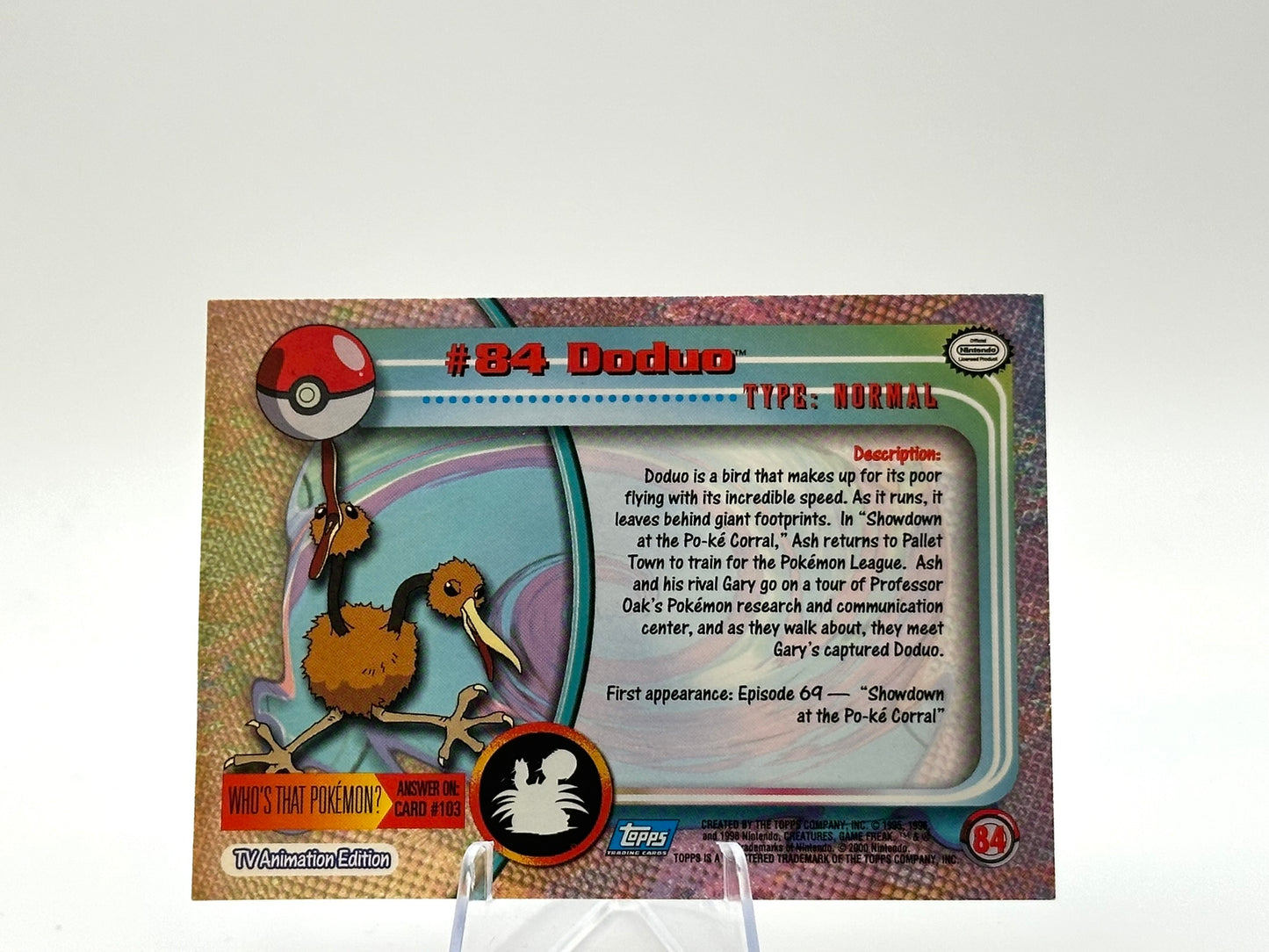 Doduo - #84 - Topps - 1999 - Vintage