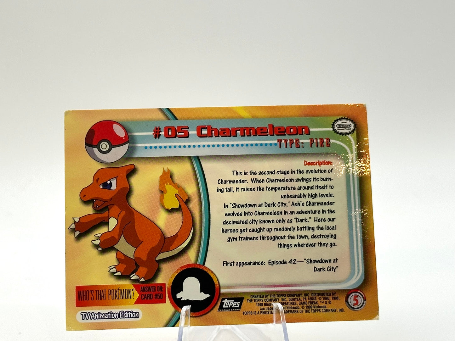 Charmeleon - #5 - Topps - 1999 - Vintage