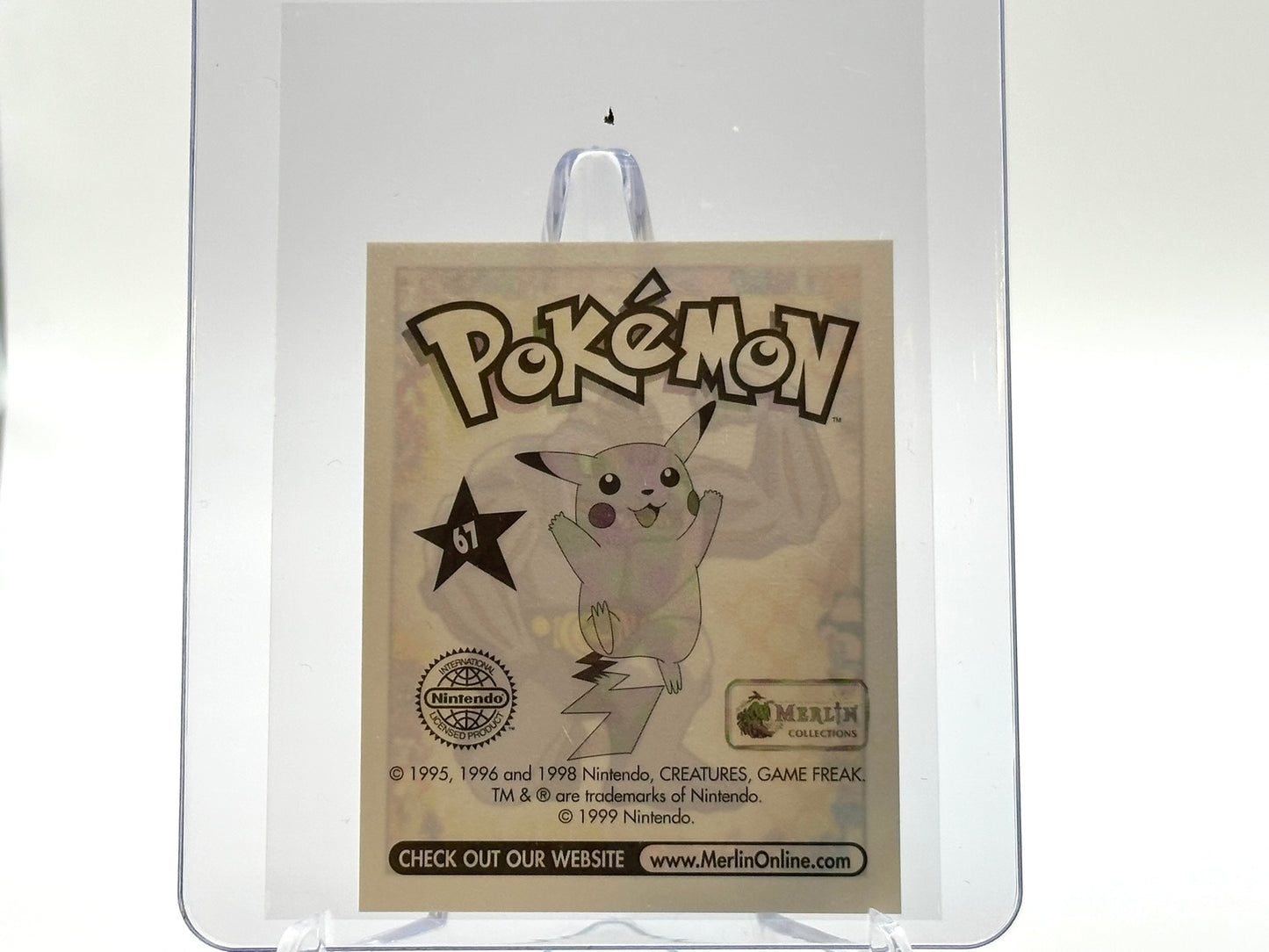 Machoke – Merlin Sticker 1999 Vintage