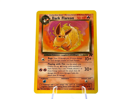 Dark Flareon (35/82) - Team Rocket - - WOTC Arita