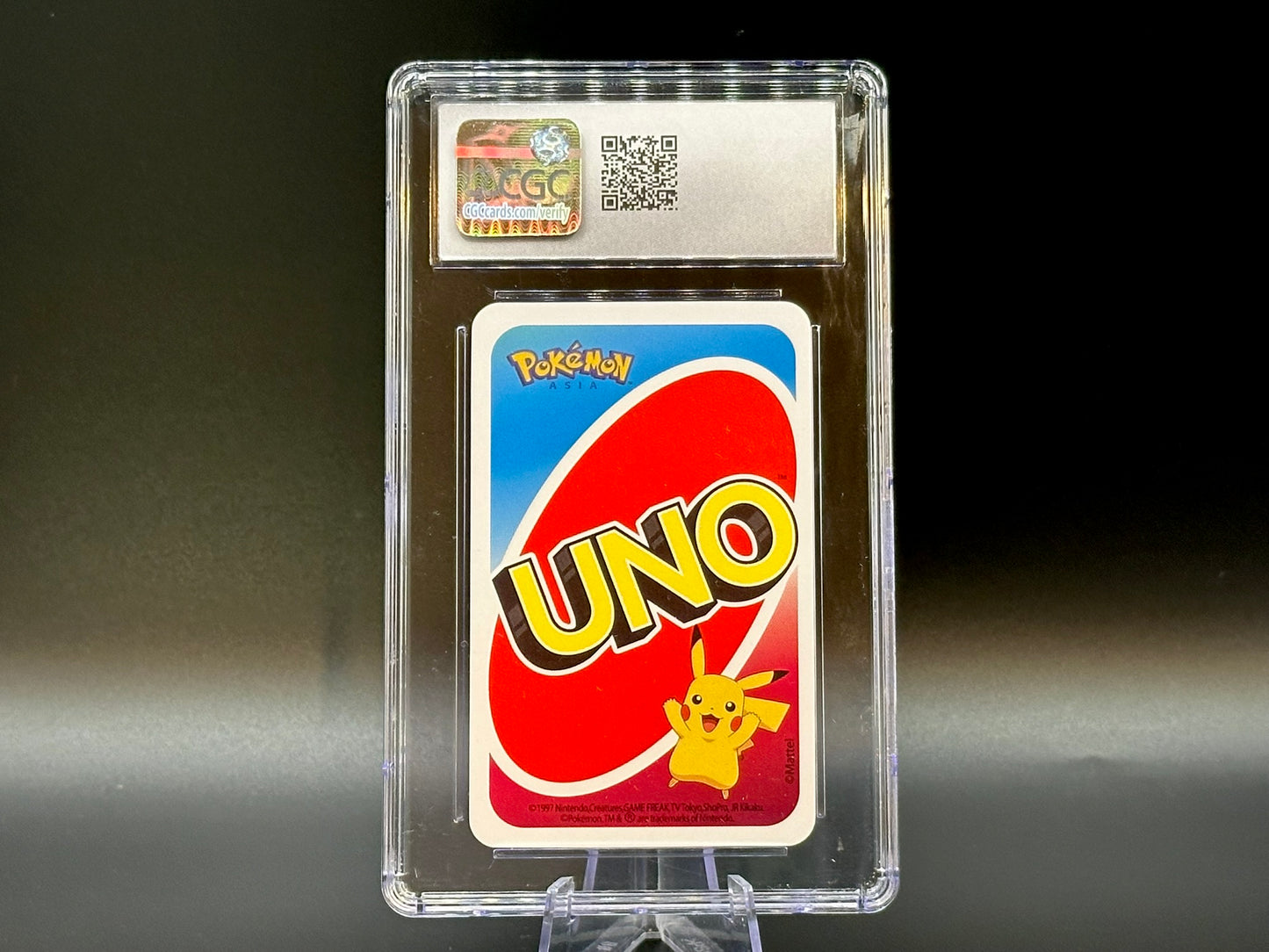 Graded Grookey - 1 Green - Pokemon Pocket UNO - 2019 - CGC 9 - Vintage