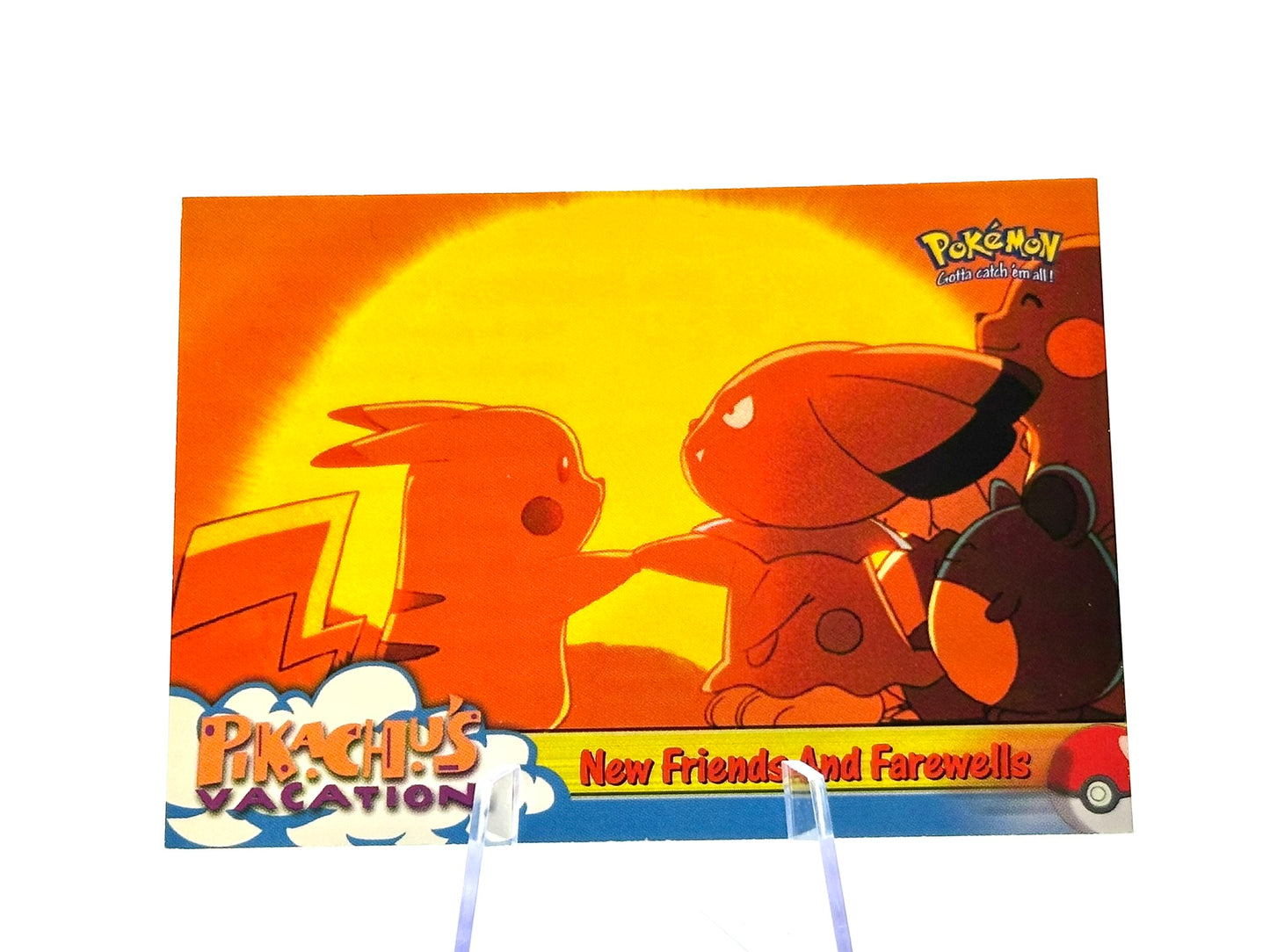 New Friends and Farewells - Pikachu Vacation - Topps - 1999 - Vintage