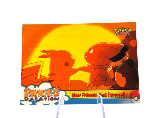 New Friends and Farewells - Pikachu Vacation - Topps - 1999 - Vintage