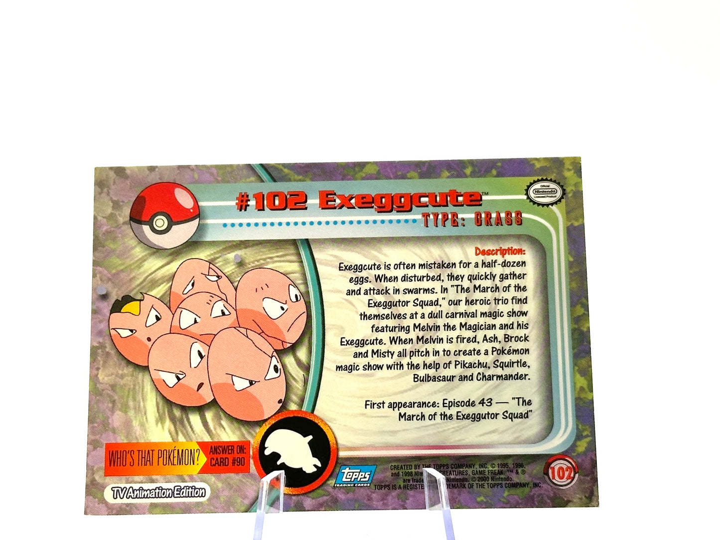 Exeggcute - 102 - Topps - 1999 - Vintage