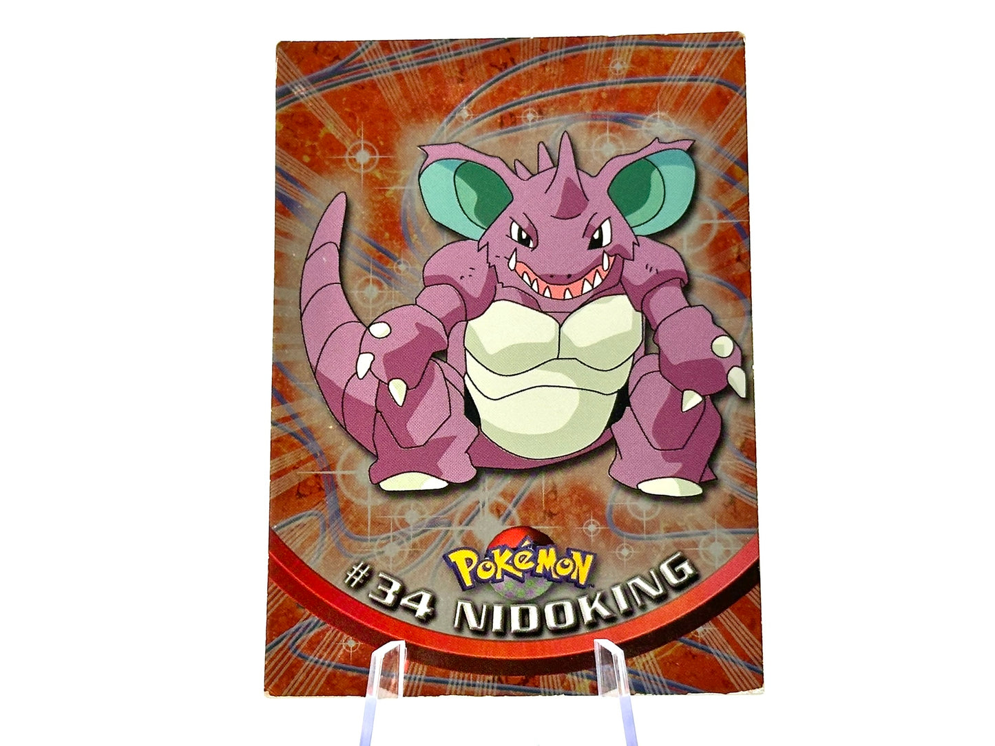 Nidoking - Holo Chrome - 34 - Topps - 1999 - Vintage