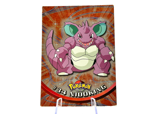 Nidoking - Holo Chrome - 34 - Topps - 1999 - Vintage