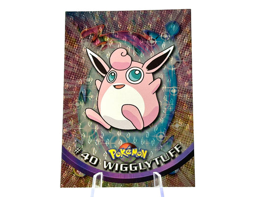 Wigglytuff - Diamond Glass Holo  - 40 - Topps - 1999 - Vintage