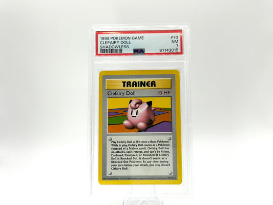 GRADED - Clefairy Doll - Base Set 70/102 - Kinebuchi - PSA 7