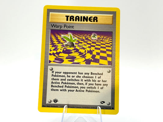 1st Edition - Warp Point - Gym Challenge 124/132 - WOTC - - Kinebuchi