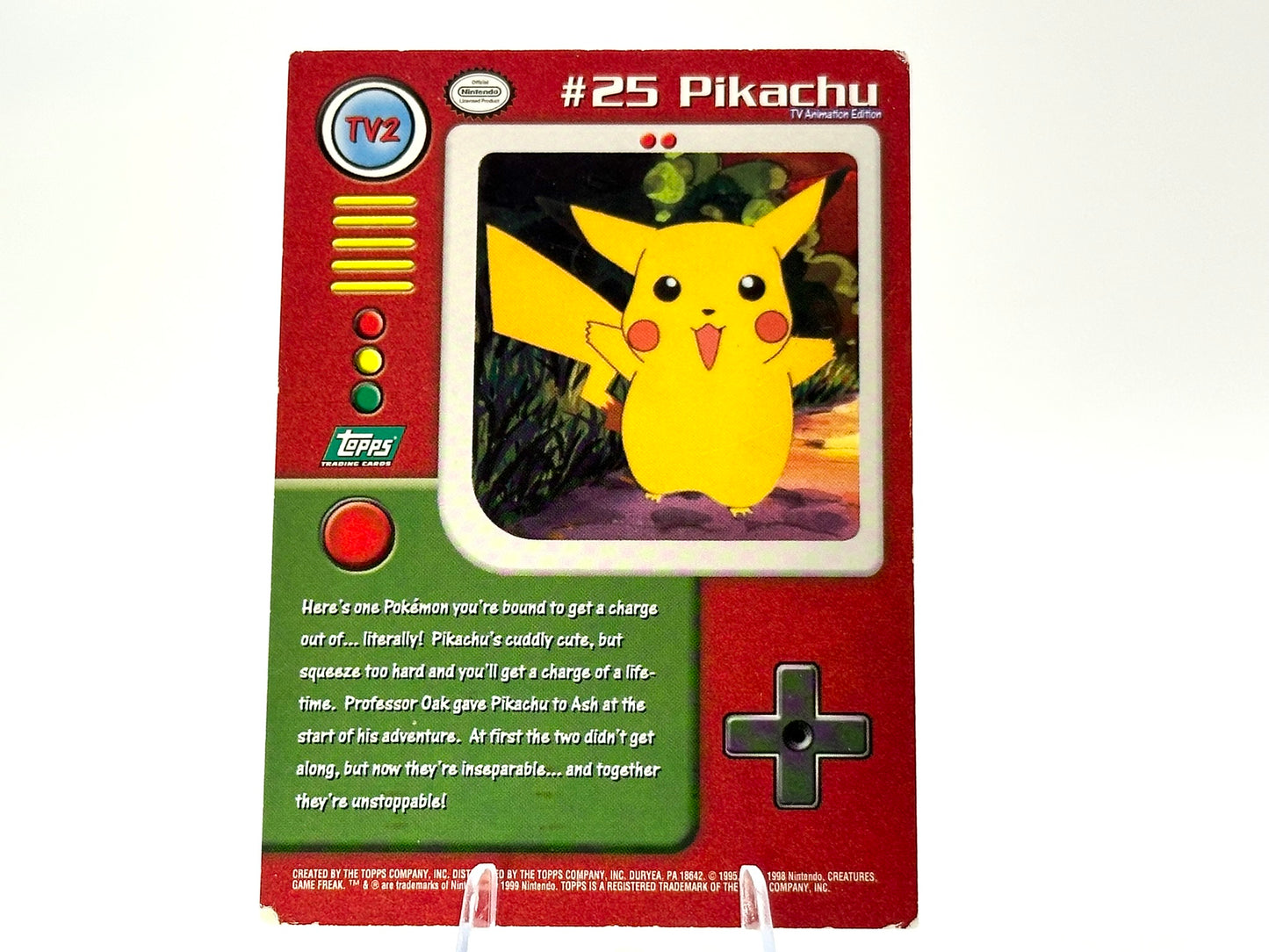 Pikachu Topps 1999 TV Animation Edition! Series 2