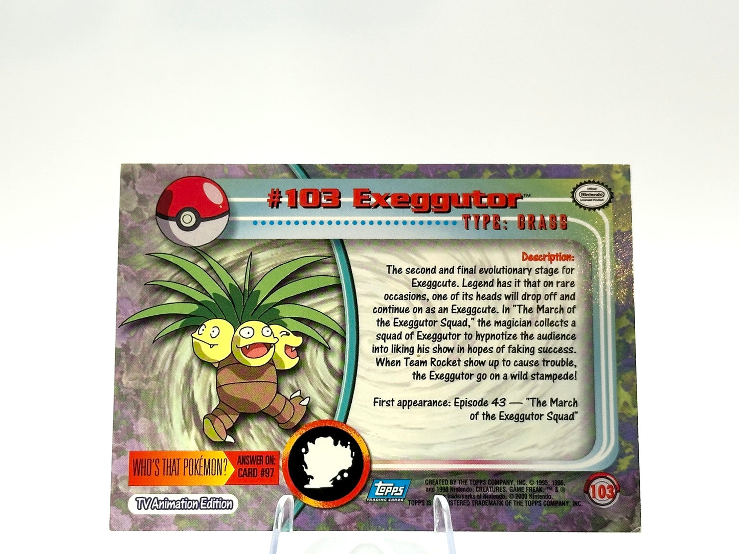 Exeggutor - Topps Pokemon