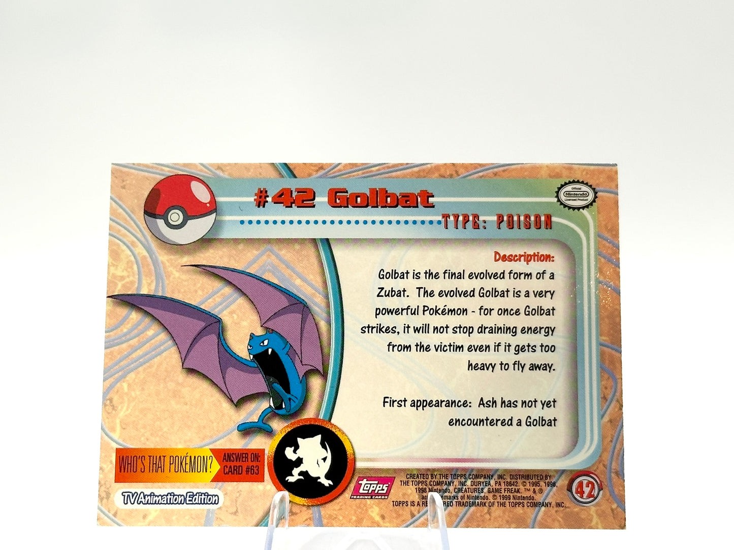 Golbat - Topps Pokemon