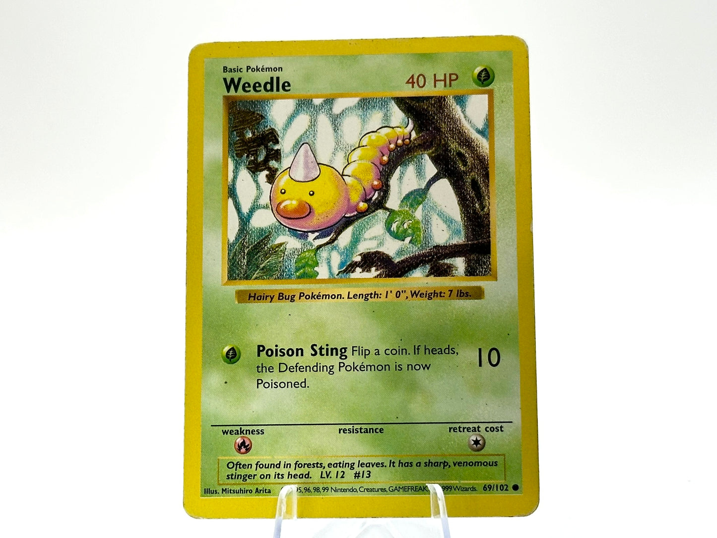 Weedle - Base set (Shadowless )
