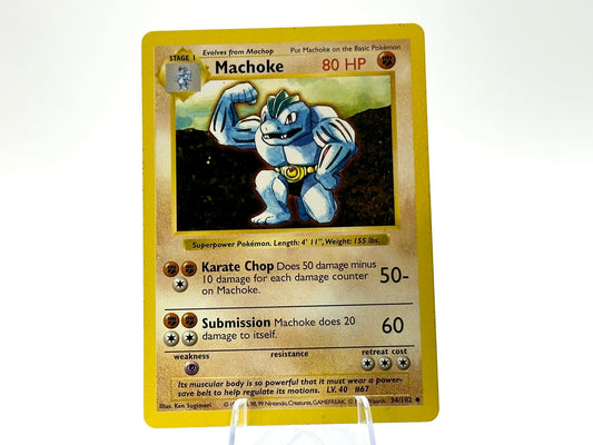 Machoke SHADOWLESS - base set- Vintage