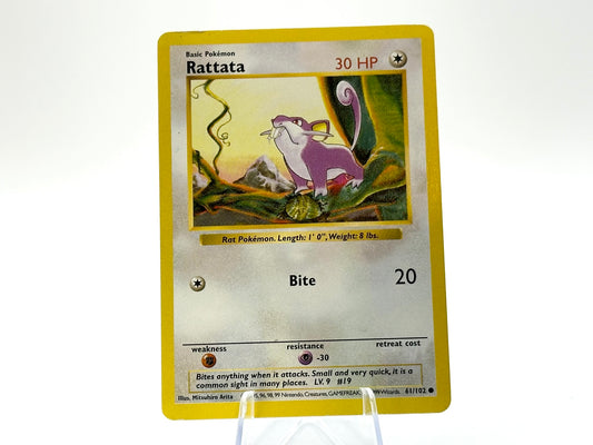 Rattata - Shadowless - BASE SET