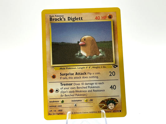 Brock’s Diglett - Gym Challenge - vintage