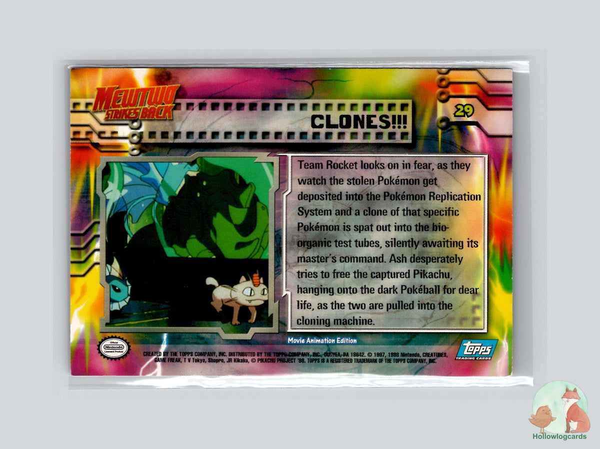 Clones!!! (#29) - Topps Mewtwo Strikes Back