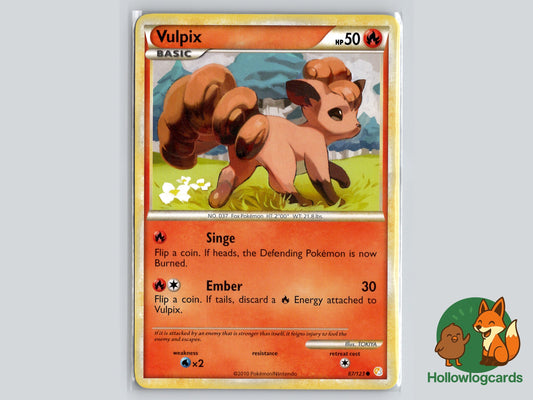 Image of Vulpix HeartGold and SoulSilver (HS) #87