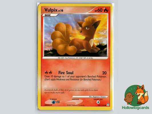 Image of Vulpix Mysterious Treasures (MT) #107