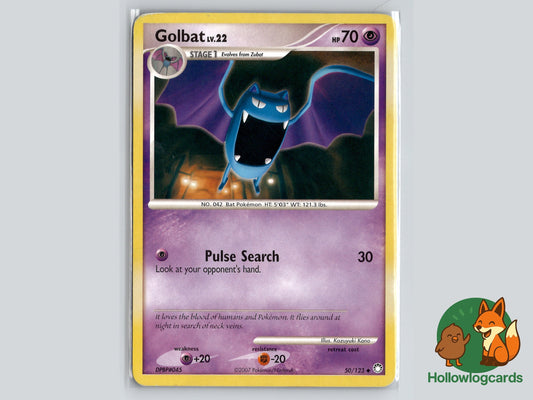 Image of Golbat Mysterious Treasures (MT) #50