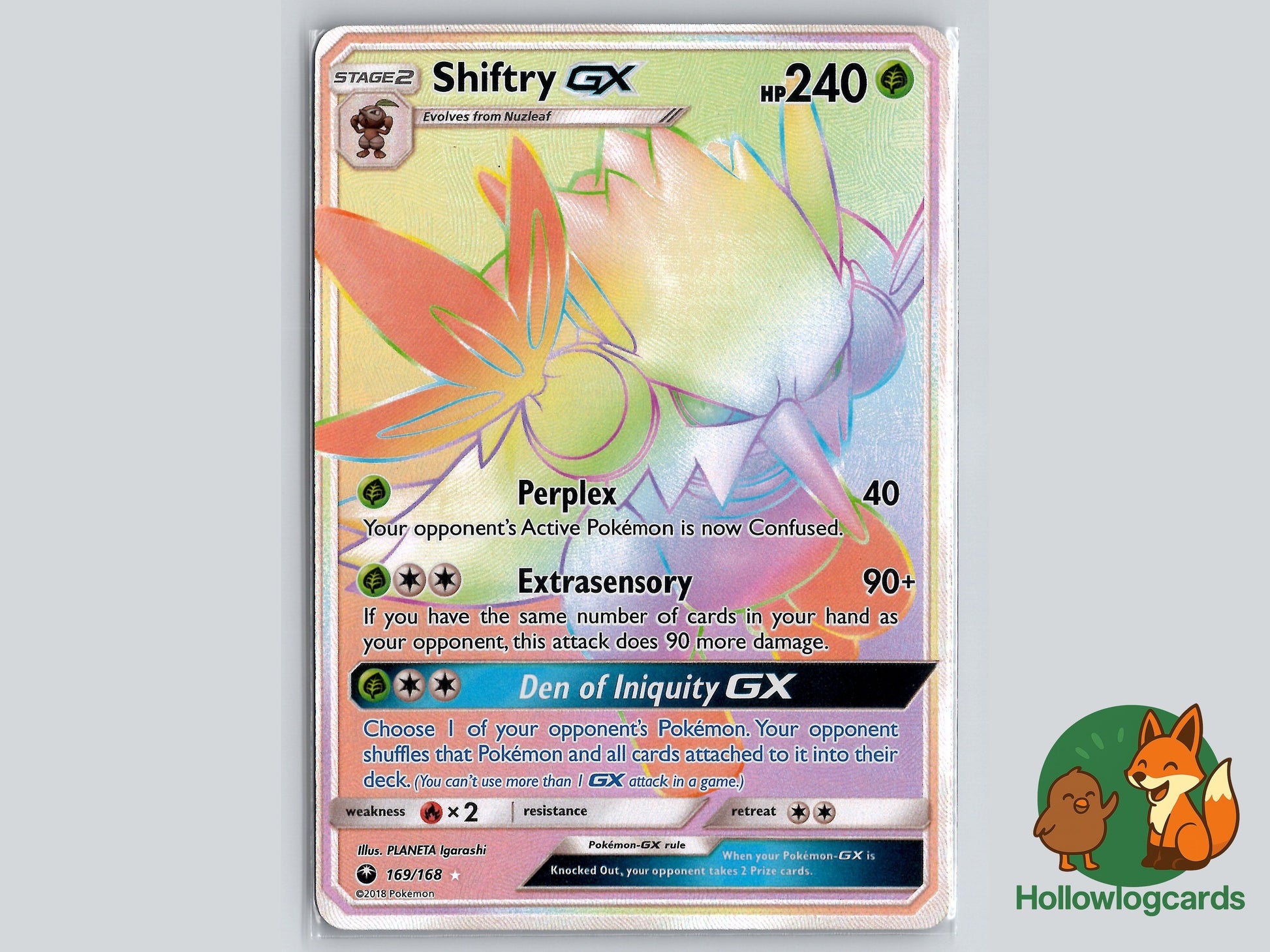 Image of Shiftry-GX Celestial Storm (CES) #169