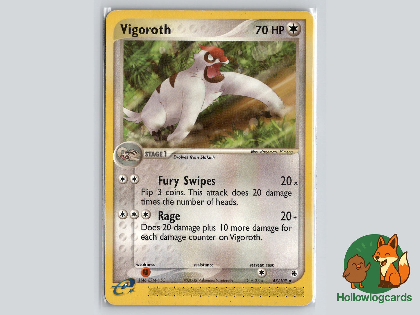 Image of Vigoroth Ruby and Sapphire (RS) #47