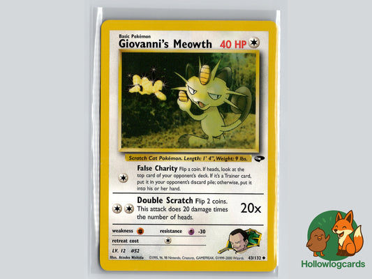 Image of Giovannis Meowth Gym Challenge (G2) #43