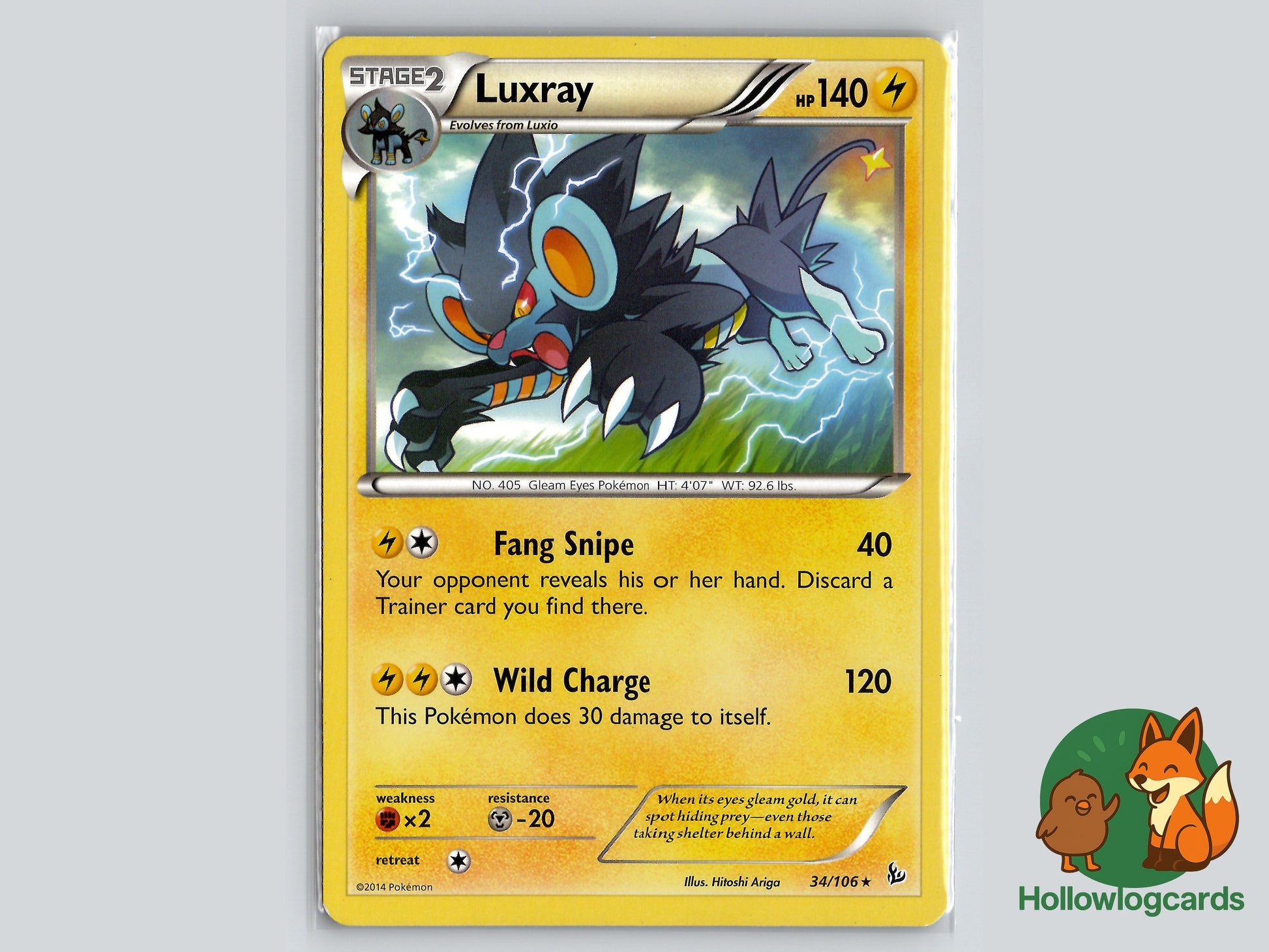 Image of Luxray Flashfire (FLF) #34