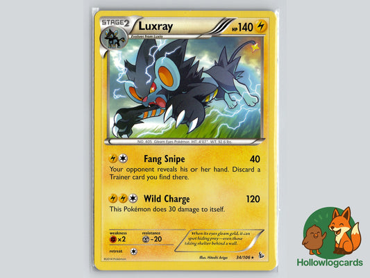 Image of Luxray Flashfire (FLF) #34