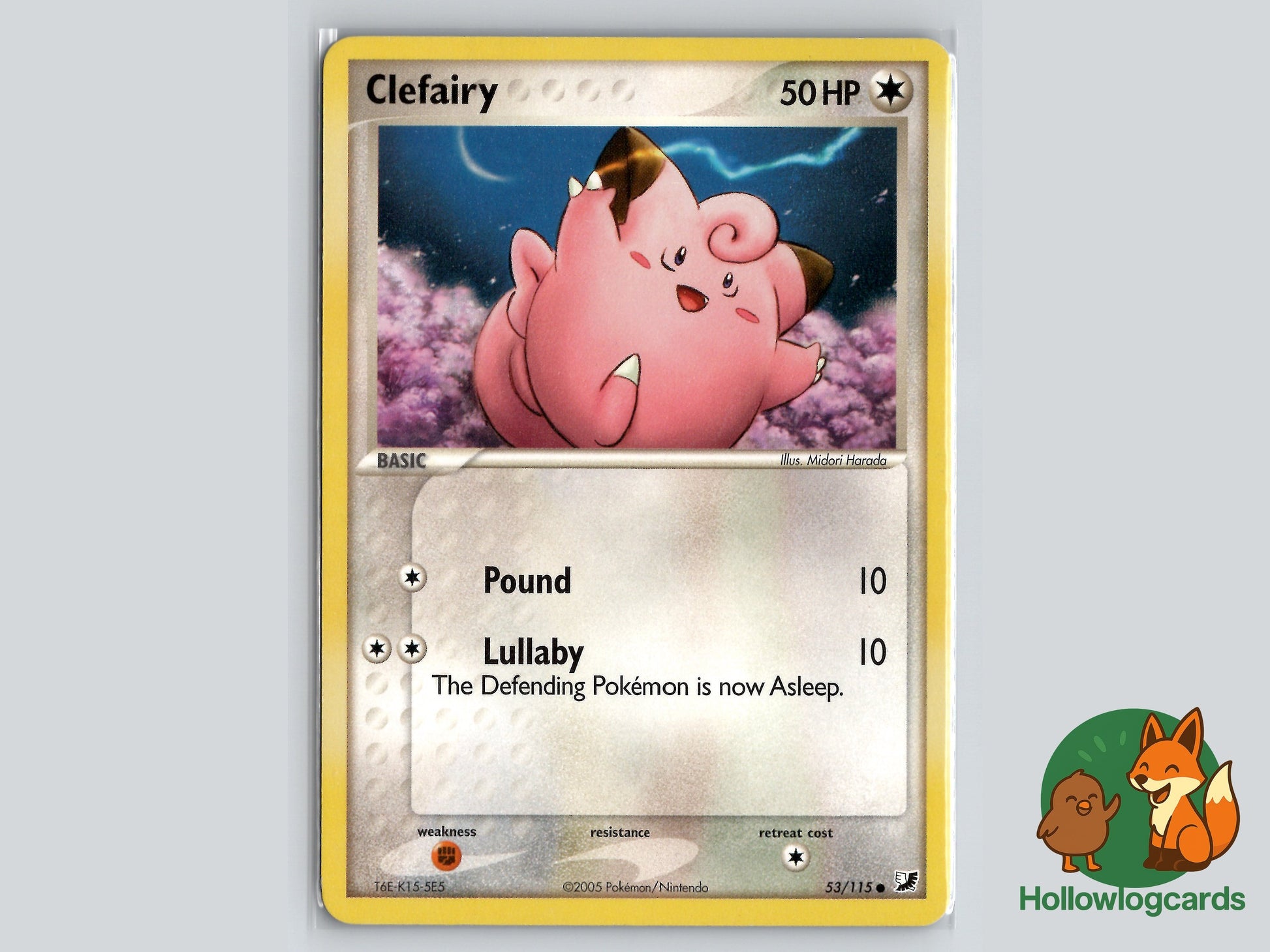 Image of Clefairy Unseen Forces (UF) #53