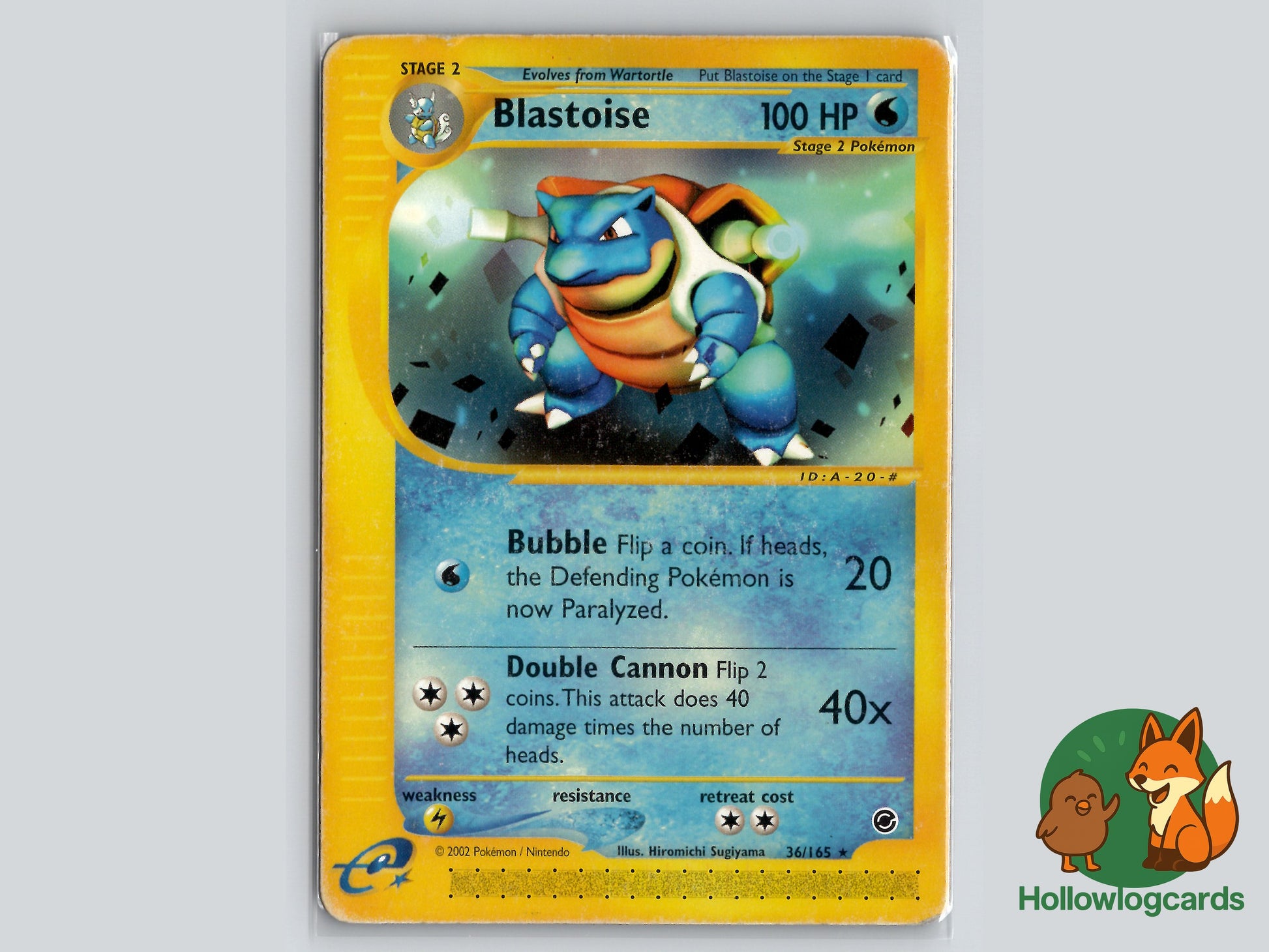 Image of Blastoise Expedition (EX) #36