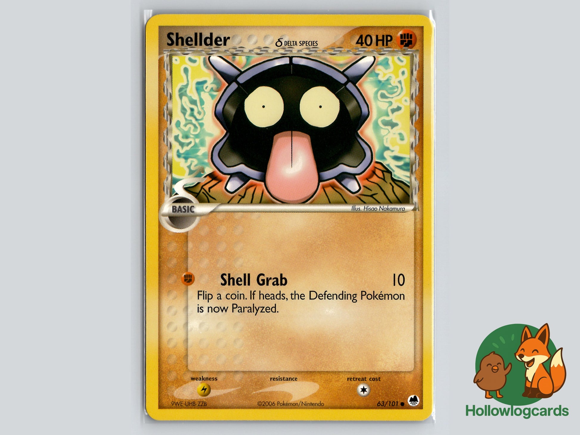 Image of Shellder Dragon Frontiers (DF) #63