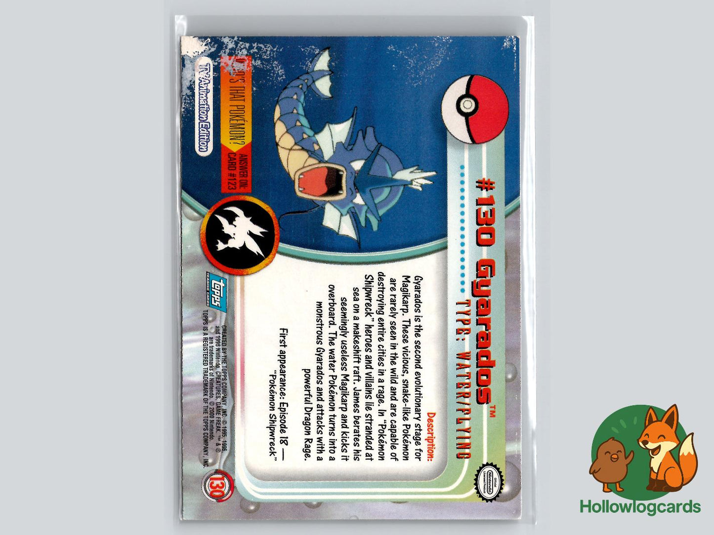 Gyarados (#130) - Topps Trading Cards Series 3