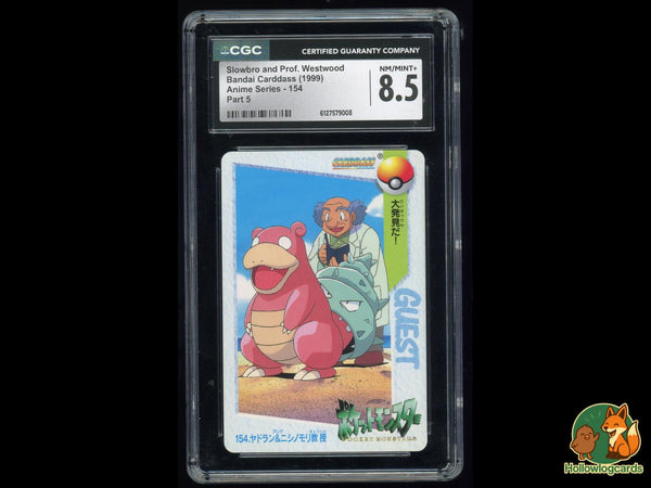 Graded Slowbro And Prof. Westwood (154) Anime Series